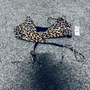 Express Animal Print Bikini Top